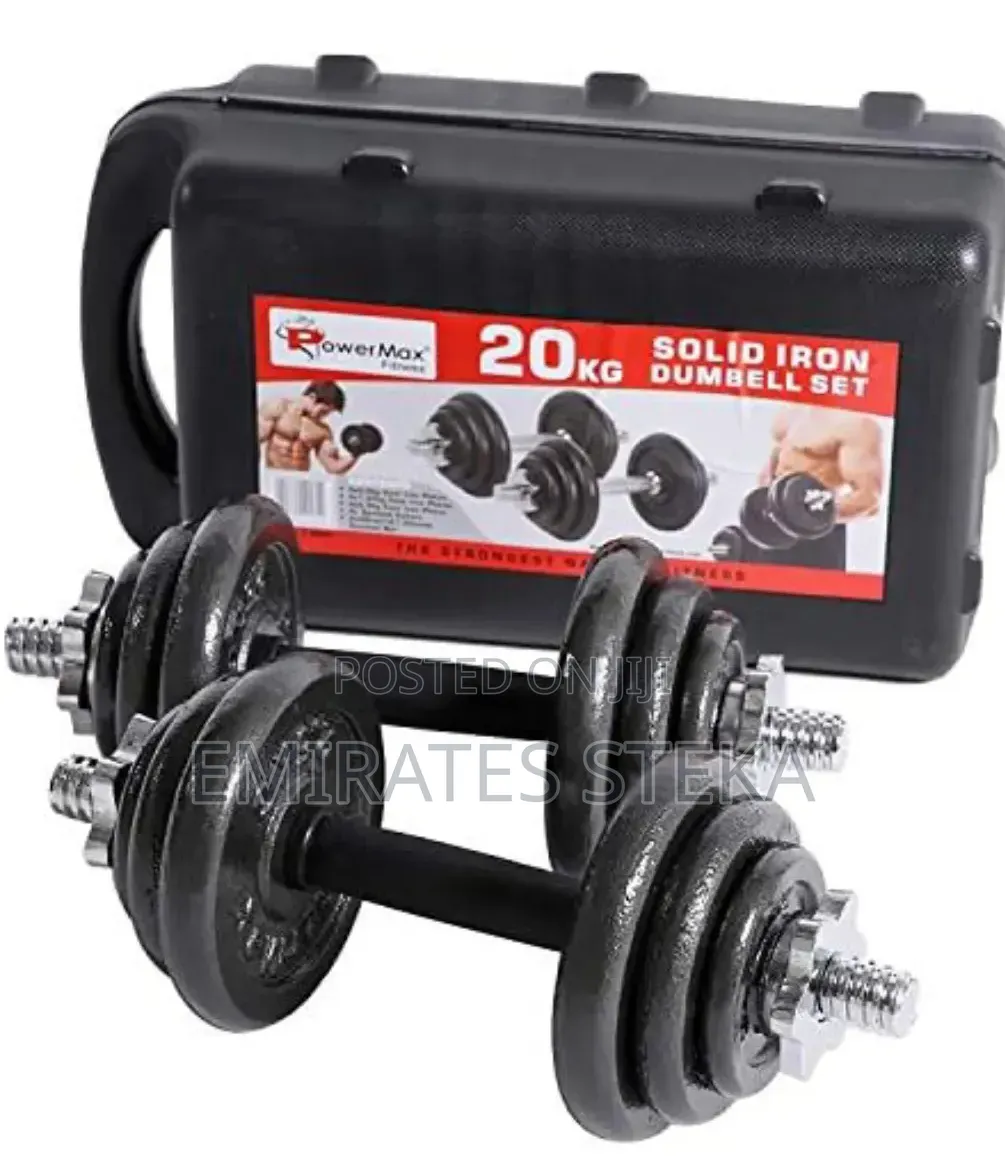 20kg Gym Adjustable Dumbell Weight Lifting Set for Body Fitness