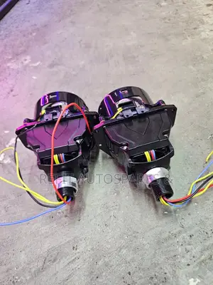 Universal Dual-Lens Bi-Led Projector Headlight Lenses (Pair)
