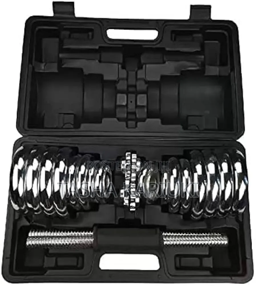 Adjustable Chrome Dumbbells 30kg