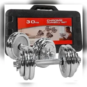 30kg Chrome Dumbbells Set