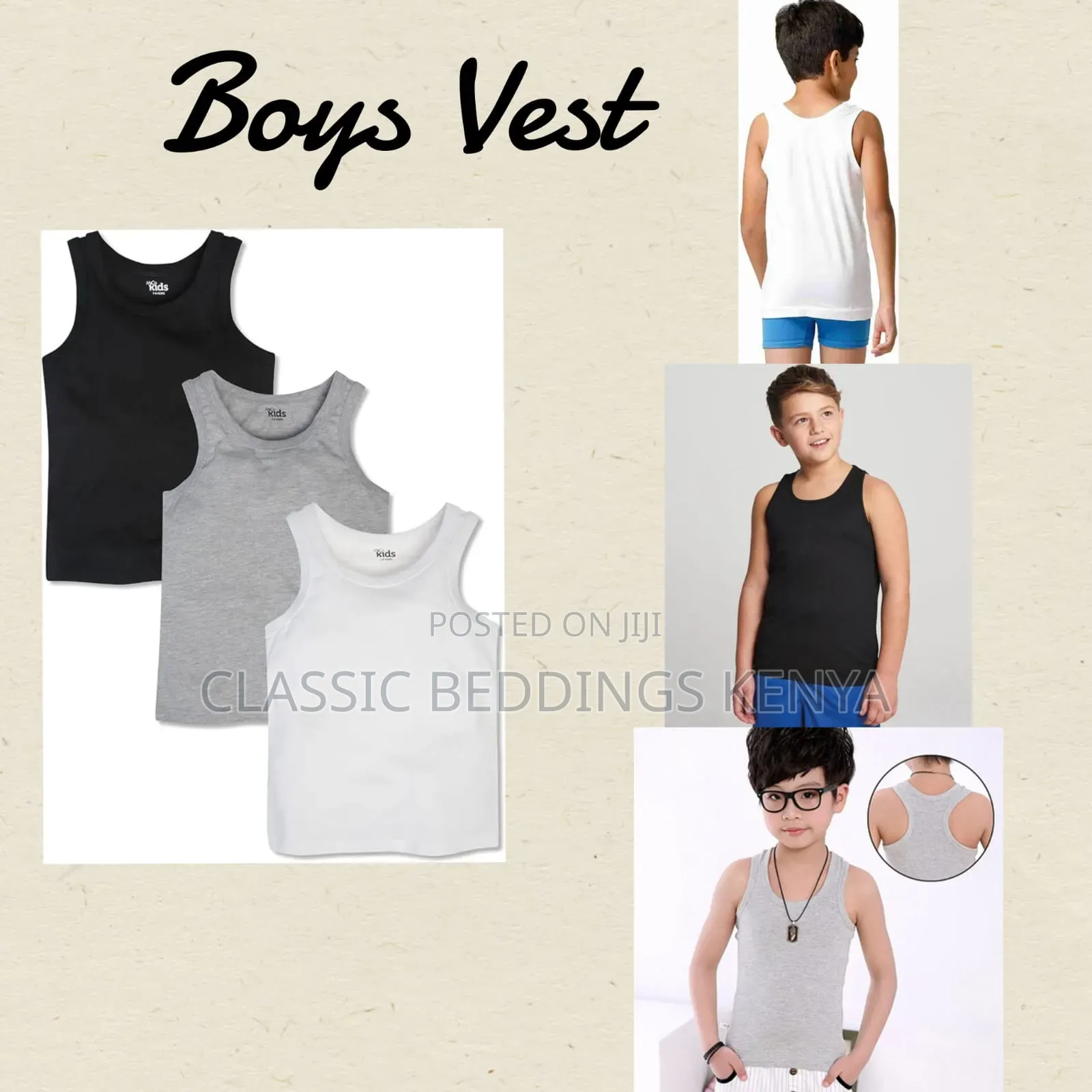 3set Boy Vest