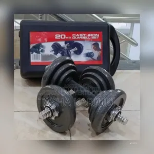 Chrome Dumbbells Set 20kg