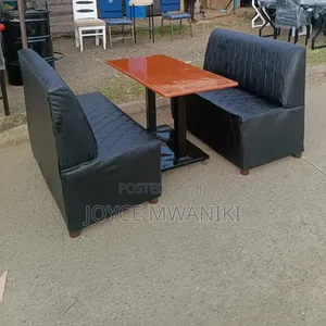 Modern Restaurant or Bar Seating Bench 4 Seater and a Table