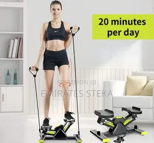 V-Shaped Pedal Trainer (Rock Stepper) With Elastic Rope