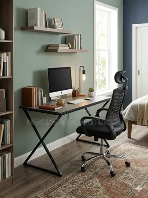 Metallic Desk Chair Set – Strong, Modern Stylish