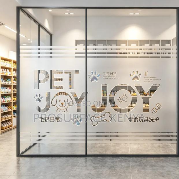 Decorative Frosted Glass Film – Custom Designs