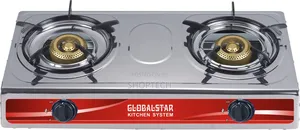 Globalstar 2 Burner Stainless Steel Table Top Cooker