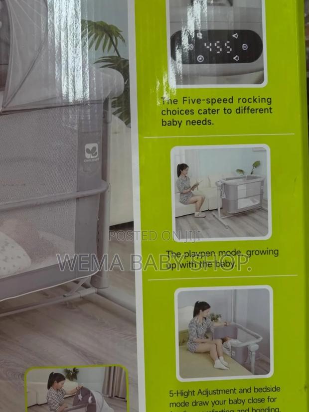 Electric Coolbaby 4-in-1 Multi-Functional Bedside Bassinet - thumbnail 7