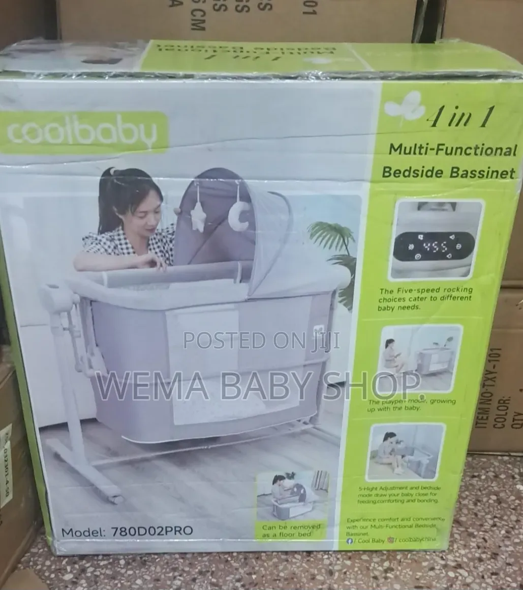 Electric Coolbaby 4-in-1 Multi-Functional Bedside Bassinet