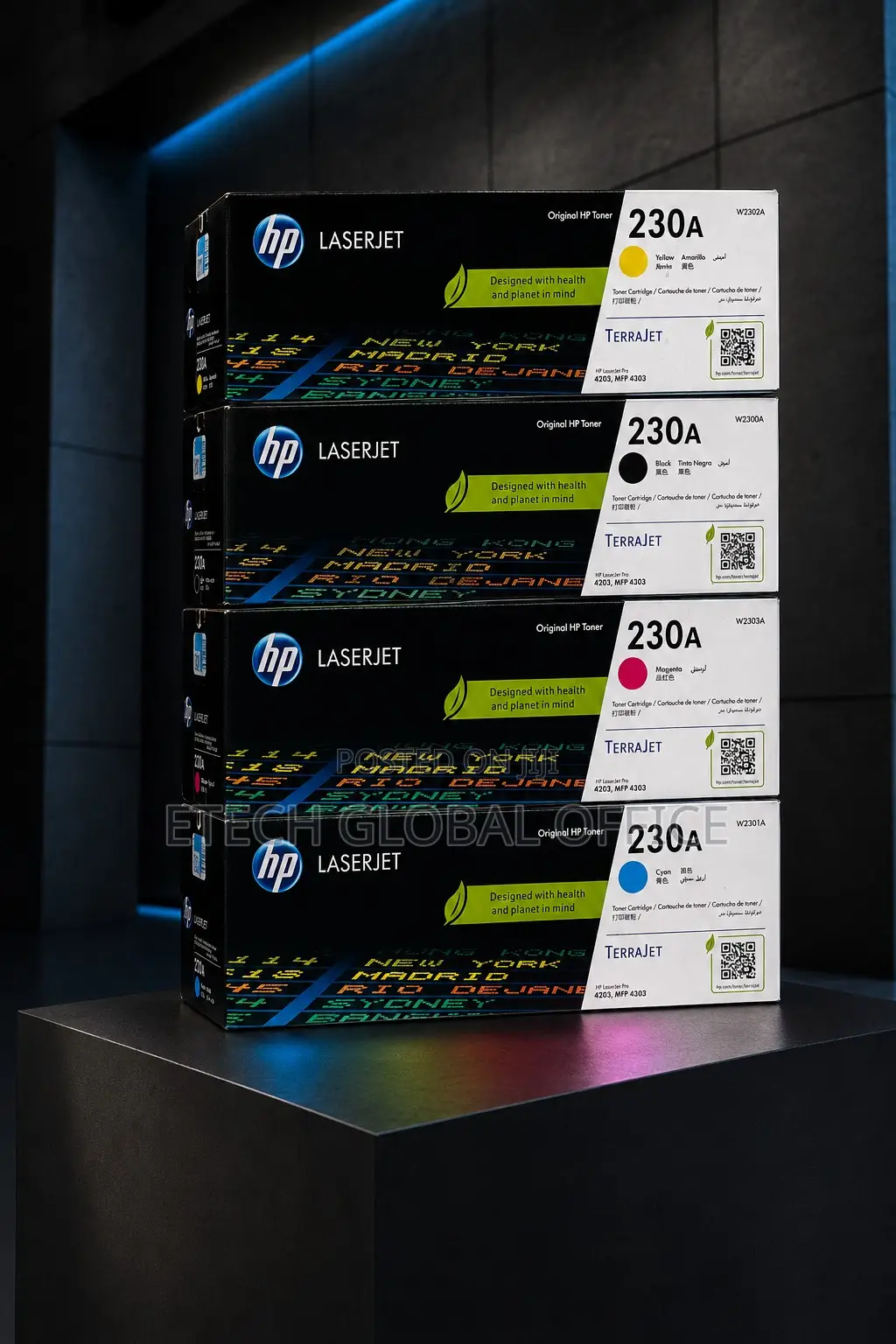 Original HP 230A CMYK Toner Set