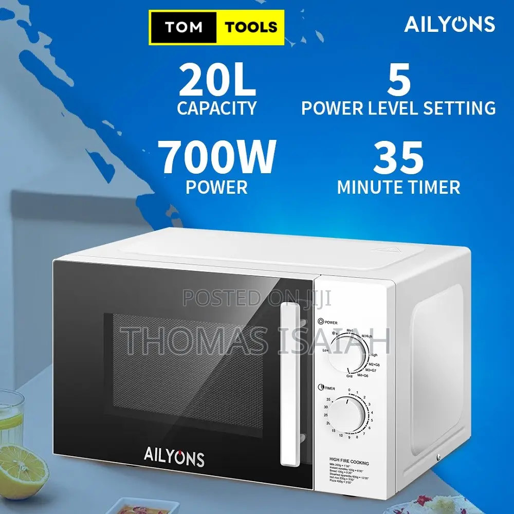 AILYONS 20L Manual Microwave Without Grill