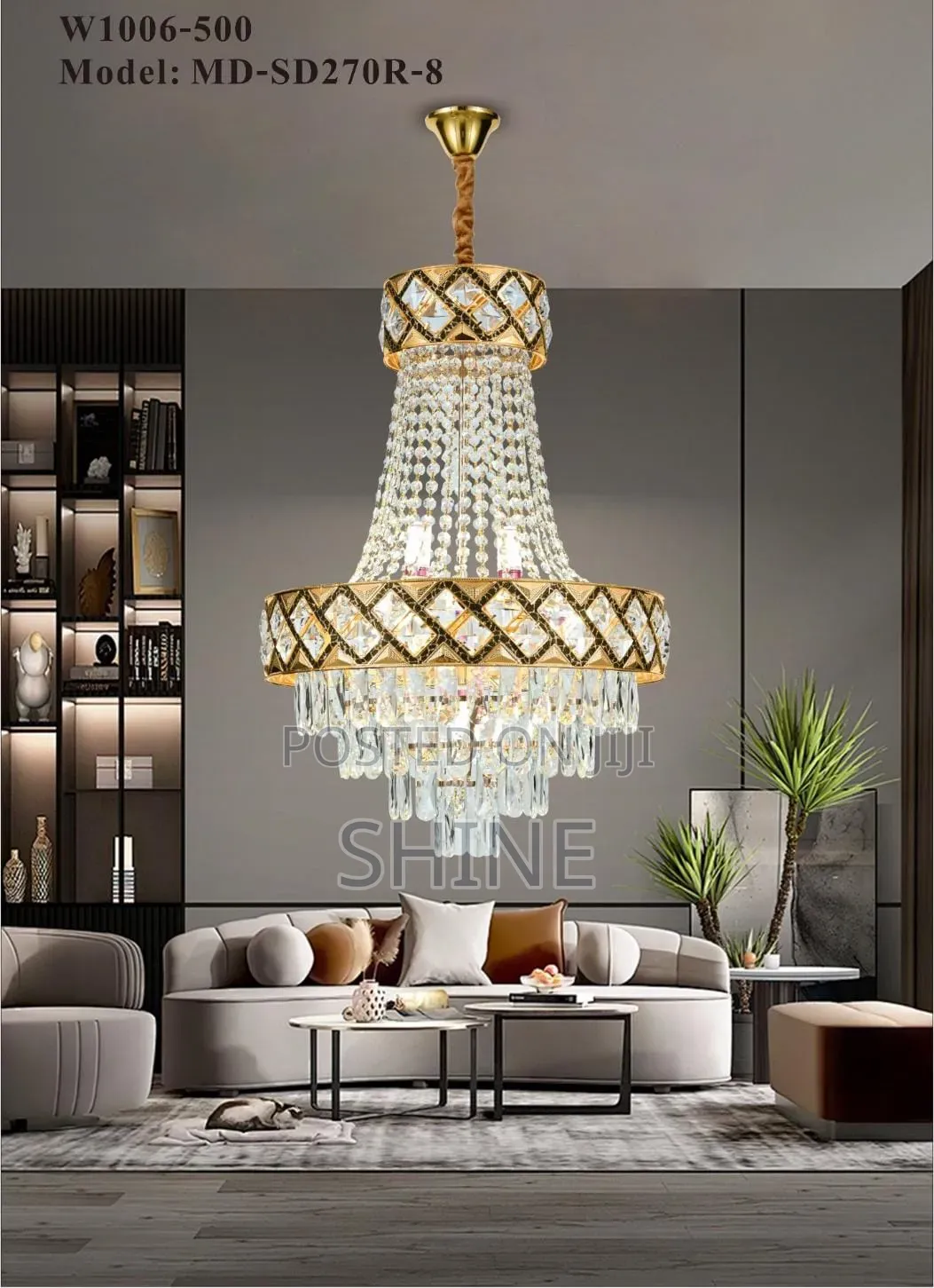 Stunning French Empire Crystal Chandelier