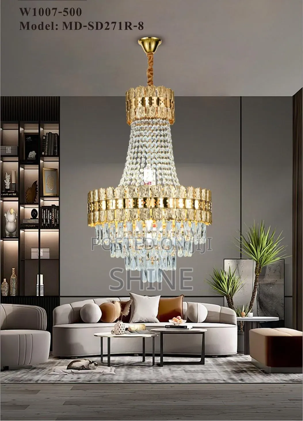Stunning French Empire Crystal Chandelier