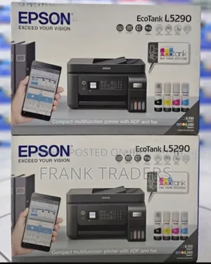EPSON ECOTANK L5290,3 in 1,fax , Ethernet Printing and Wifi