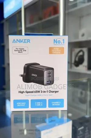 Anker High Speed 65w 3in1Charger - CLEARANCE SALE!