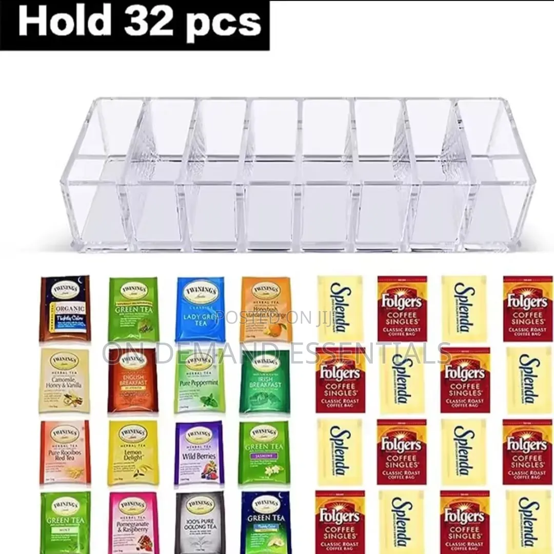 8 Compartment Transparent Multifunctional Storage