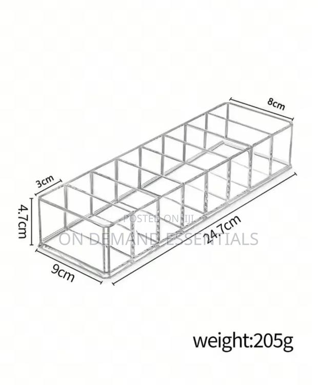 8 Compartment Transparent Multifunctional Storage - thumbnail 6