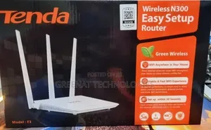 Tenda F3 Wireless N300 Router Kenya - 3 Antennas