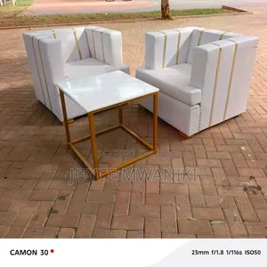 Luxury Leather Vip Restaurant Couch and a Matching Table, 2 Seater