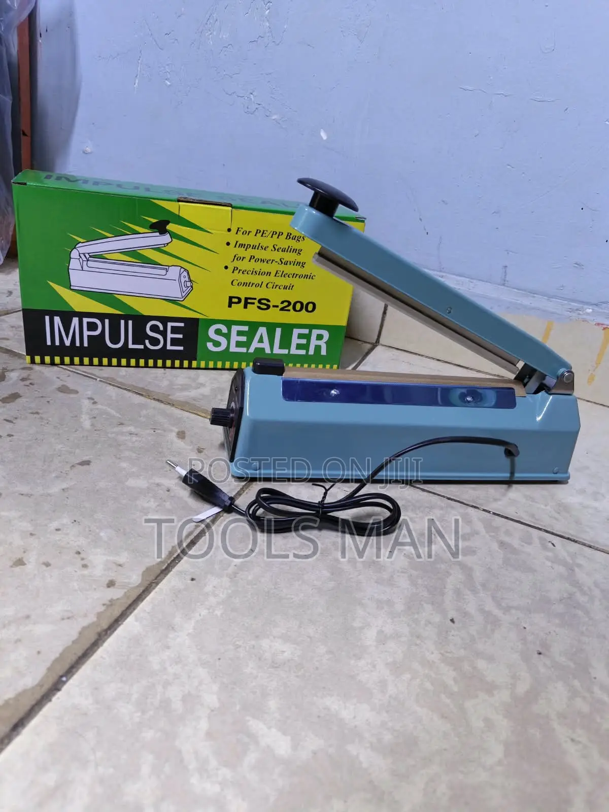 Impulse Sealer Metal PFS-200 200mm Plastic Bag Sealing Machine
