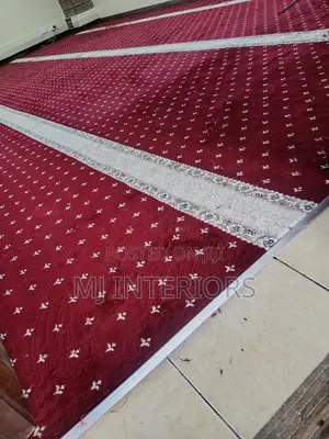 Premium Red Carpet Wall to Wall Durable Modern Interior Upgrade