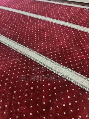 Red Wall to Wall Carpet Soft Touch Elegant Long Lasting Finish
