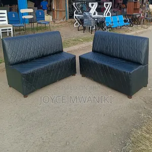 Vip Restaurant Couch, Black 