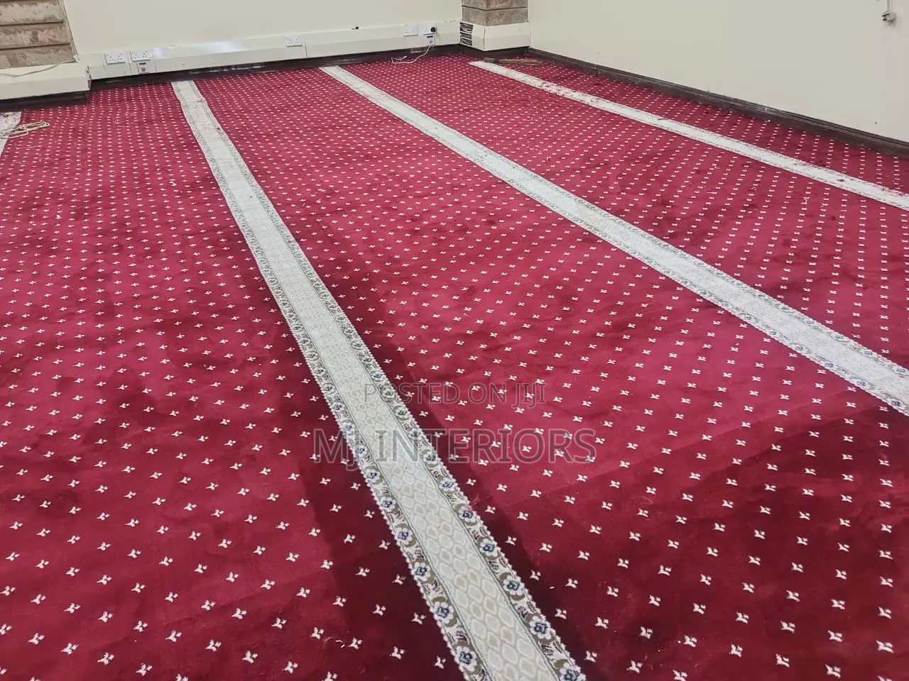 Red Wall to Wall Carpet Durable Quality Flooring for Any Space