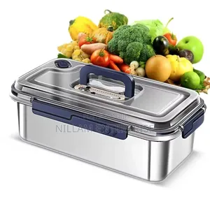Food Grade Stainless Steel Large Capacity Leak Proof Storage Container