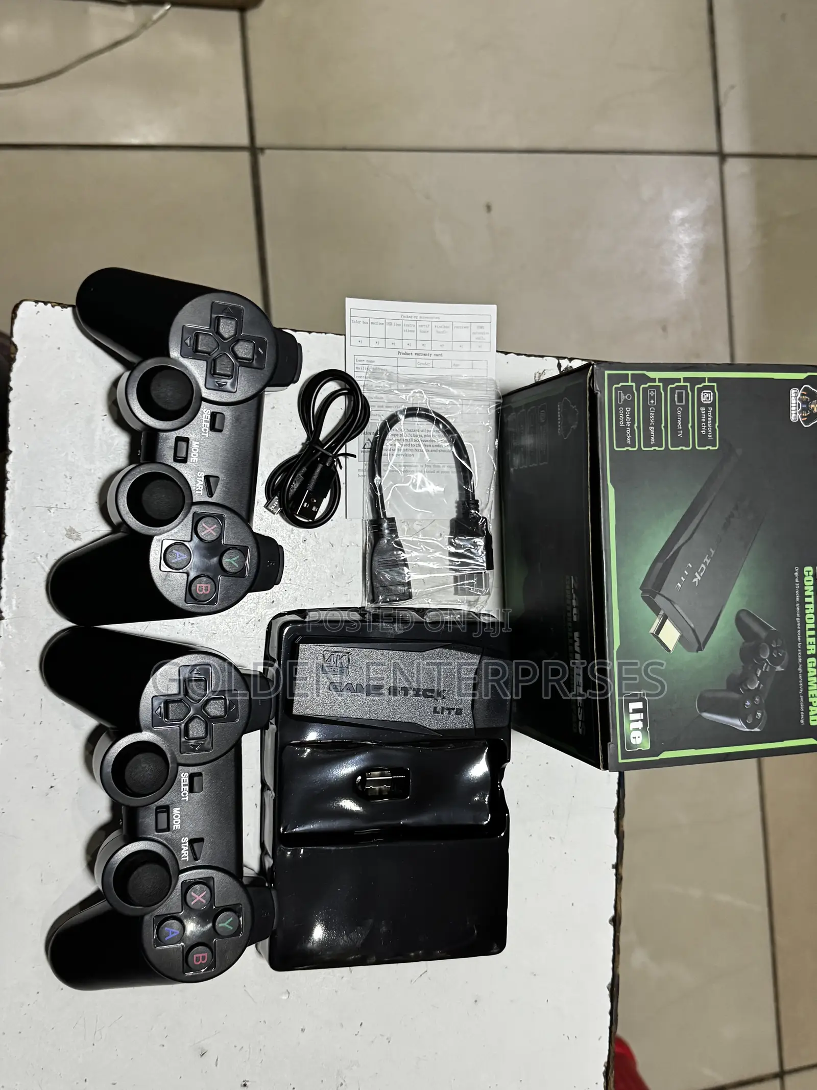 Game Stick Wireless Retro Gaming Console, 2 Controllers Included