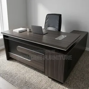 Office Desk – Executive L-Shaped Managerial Desk With Side Return