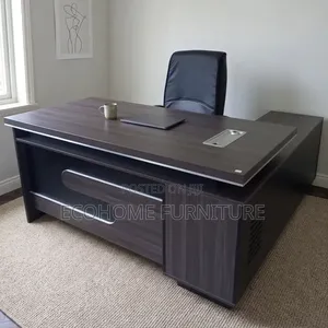 Office Desk – Executive L-Shaped Managerial Desk With Side Return