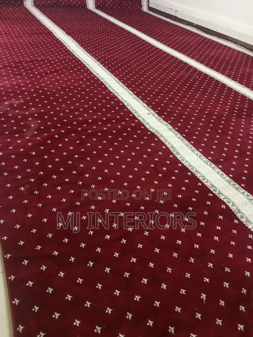 Red Wall Carpet Premium Soft Durable Elegant Interior Flooring