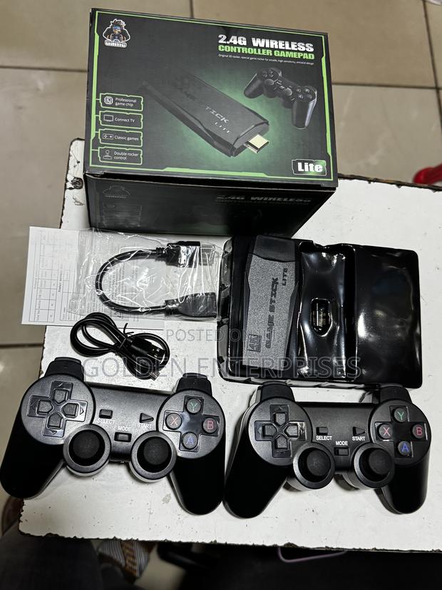 Portable TV Retro Gaming Stick With 2 Wireless Controllers