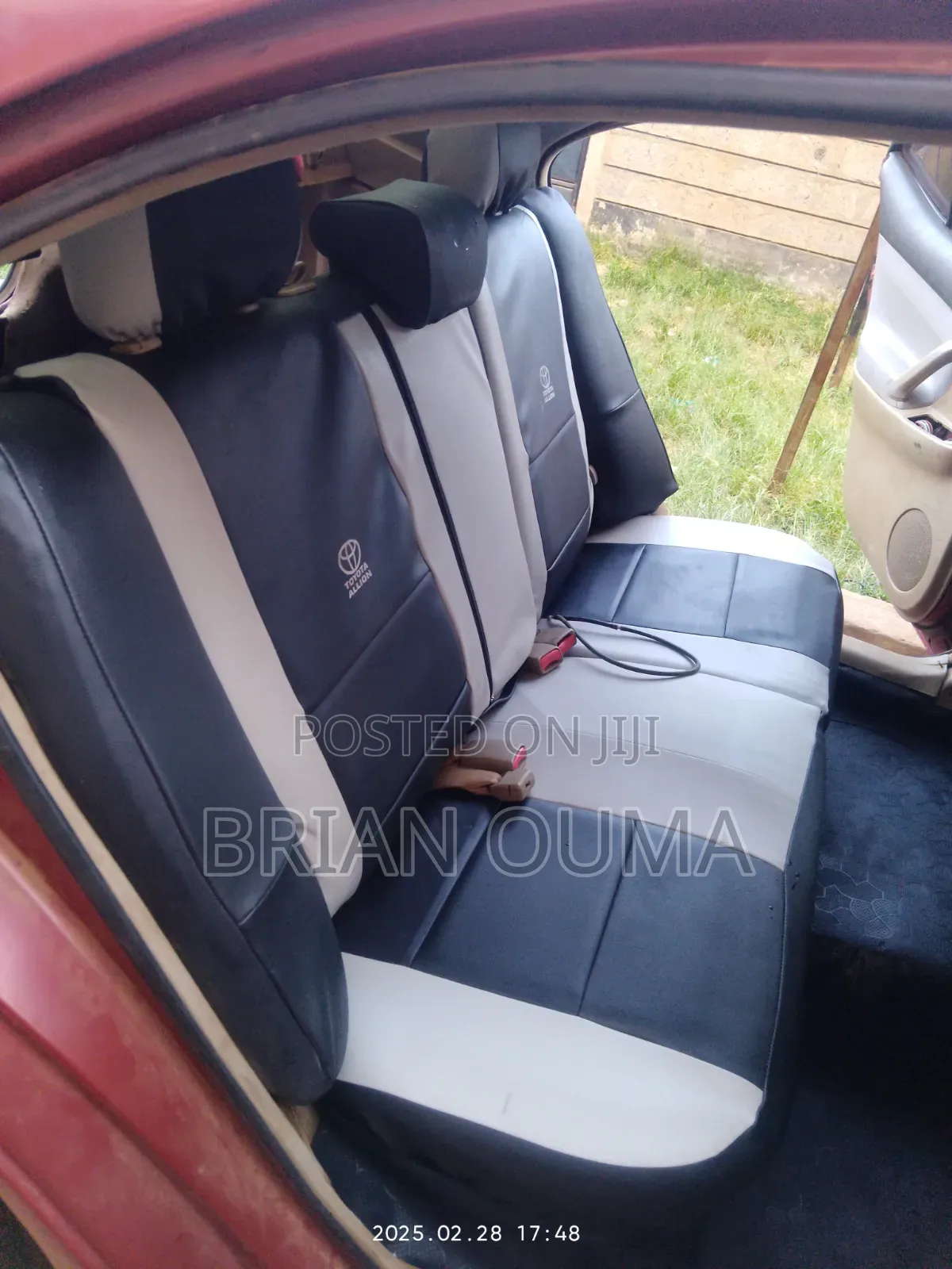 Toyota Allion Seat Covers – Premium Look Finish | KSh 7,999