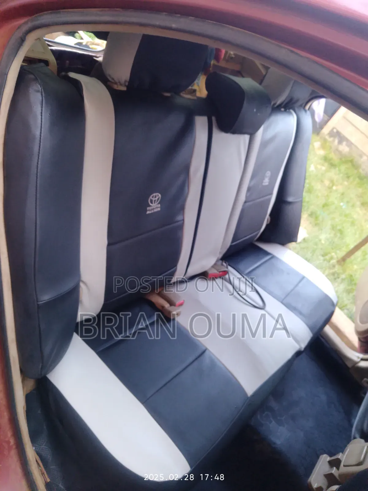 Toyota Allion Seat Covers – Premium Look Finish | KSh 7,999