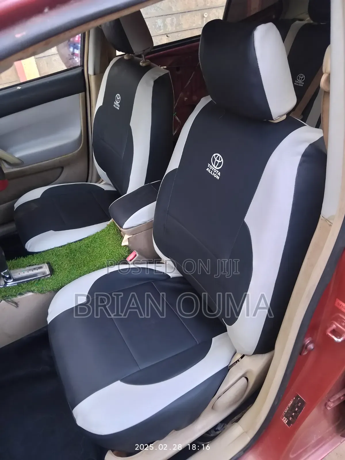 Toyota Allion Seat Covers – Premium Look Finish | KSh 7,999