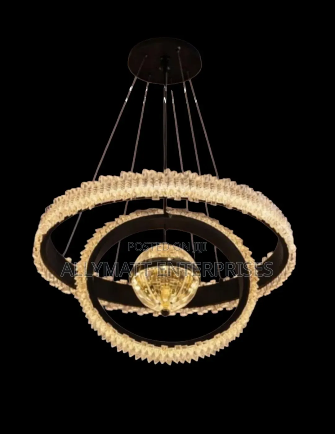 Modern Led Crystal Ring Light