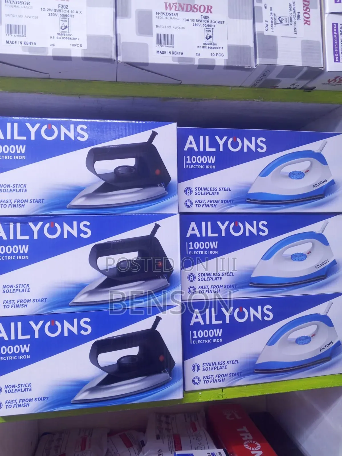Alyon Electric Iron Dry