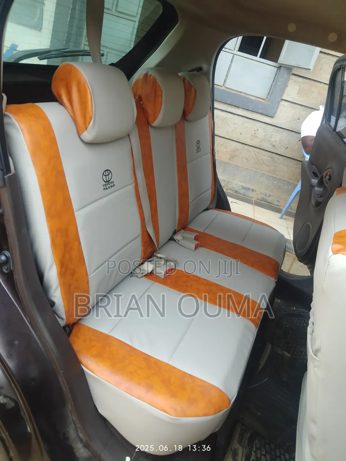 Toyota Passo Custom Seat Covers – Made to Order | 7,999