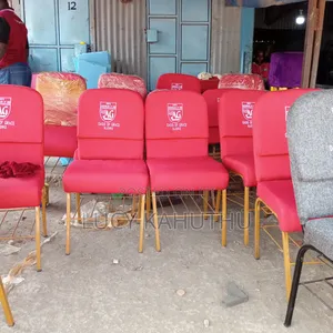 Stackable Church Chairs With Label