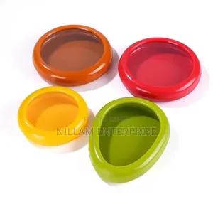 4pcs Transparent Silicone Film Sealed Food Box,