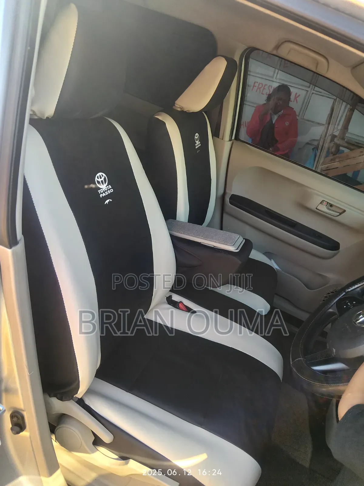 Stylish Toyota Passo Seat Covers – Custom Upholstery | 7,999