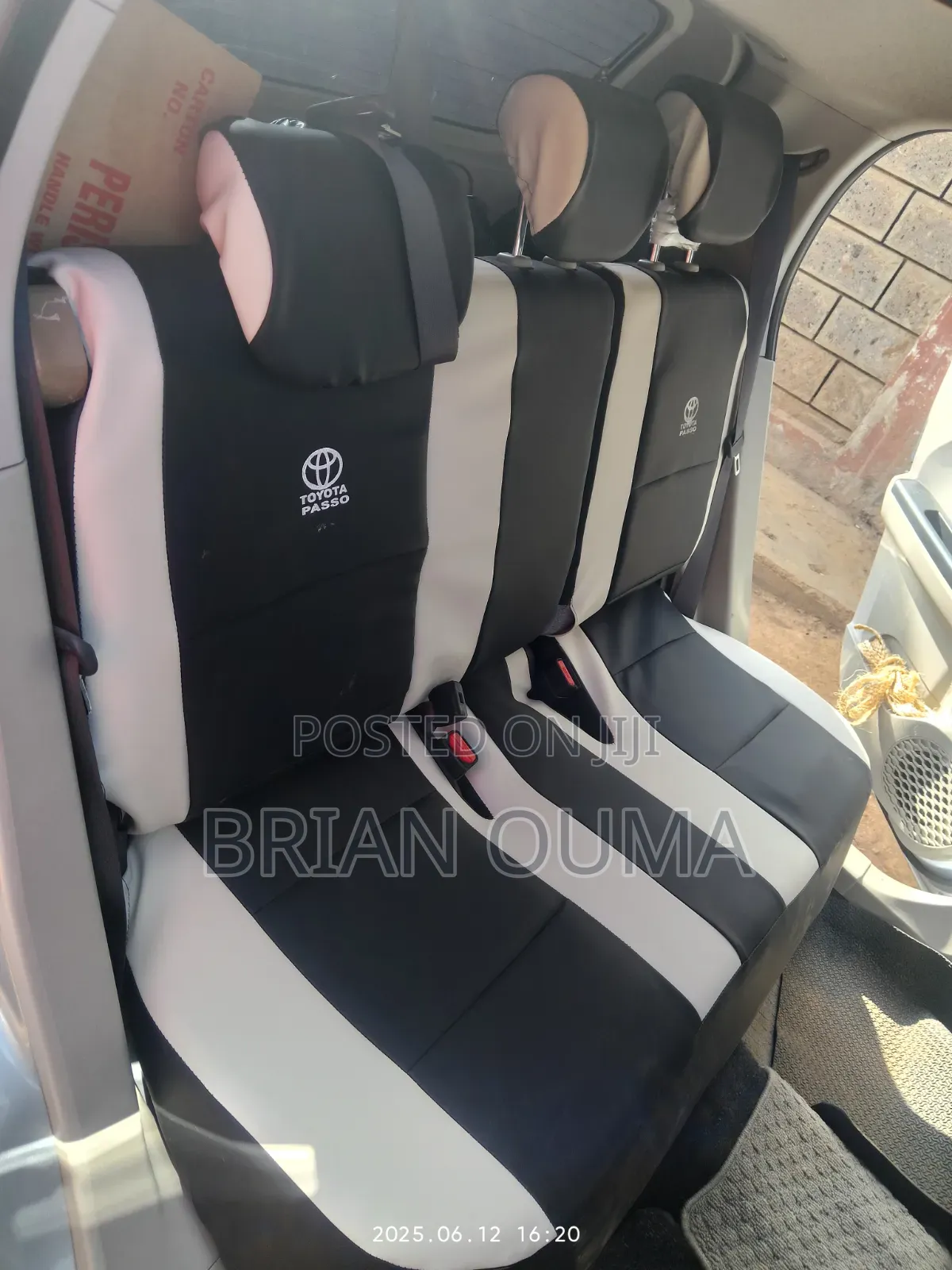 Stylish Toyota Passo Seat Covers – Custom Upholstery | 7,999