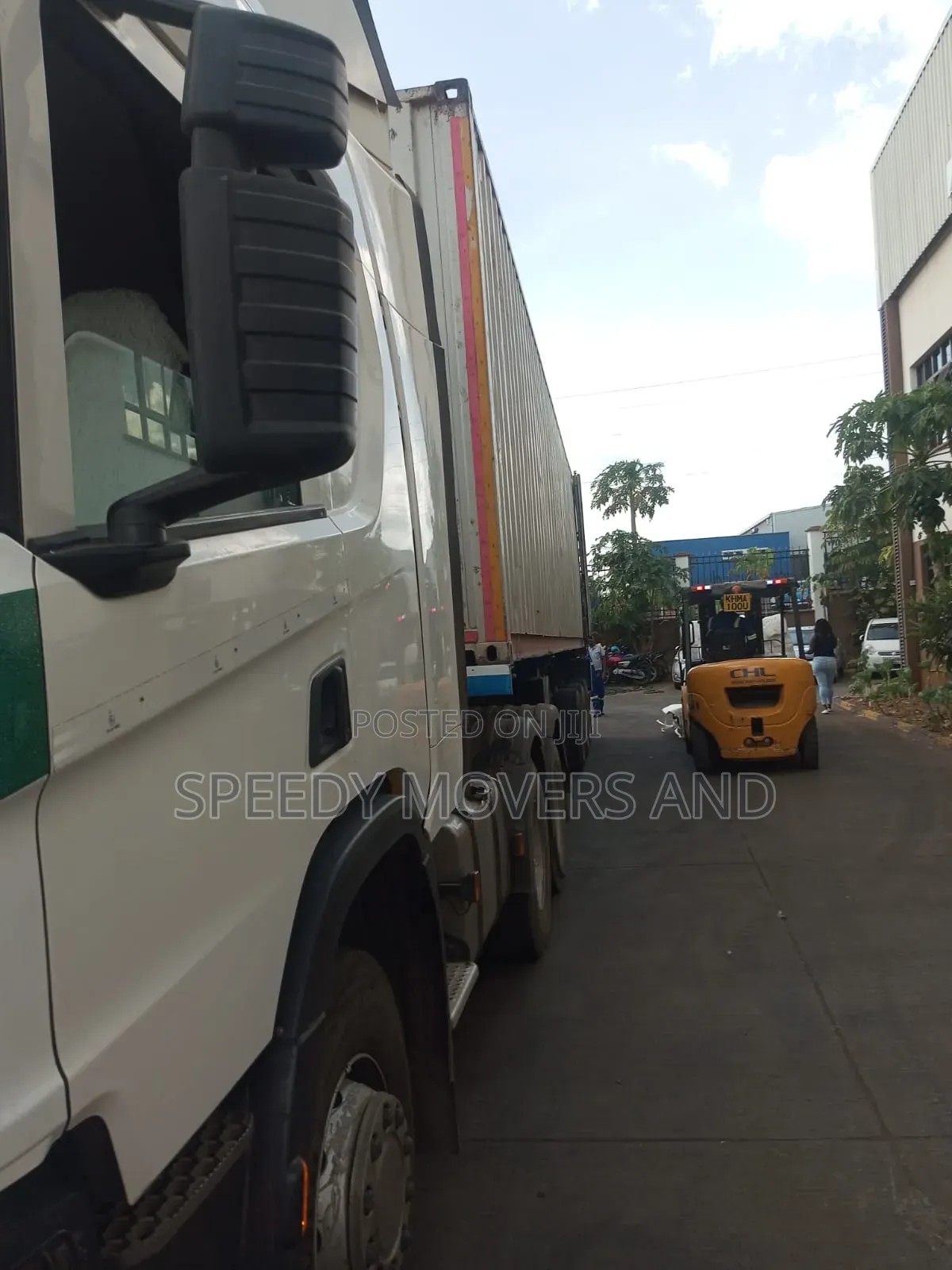 Containerised Trailer. For Goods Transport Available
