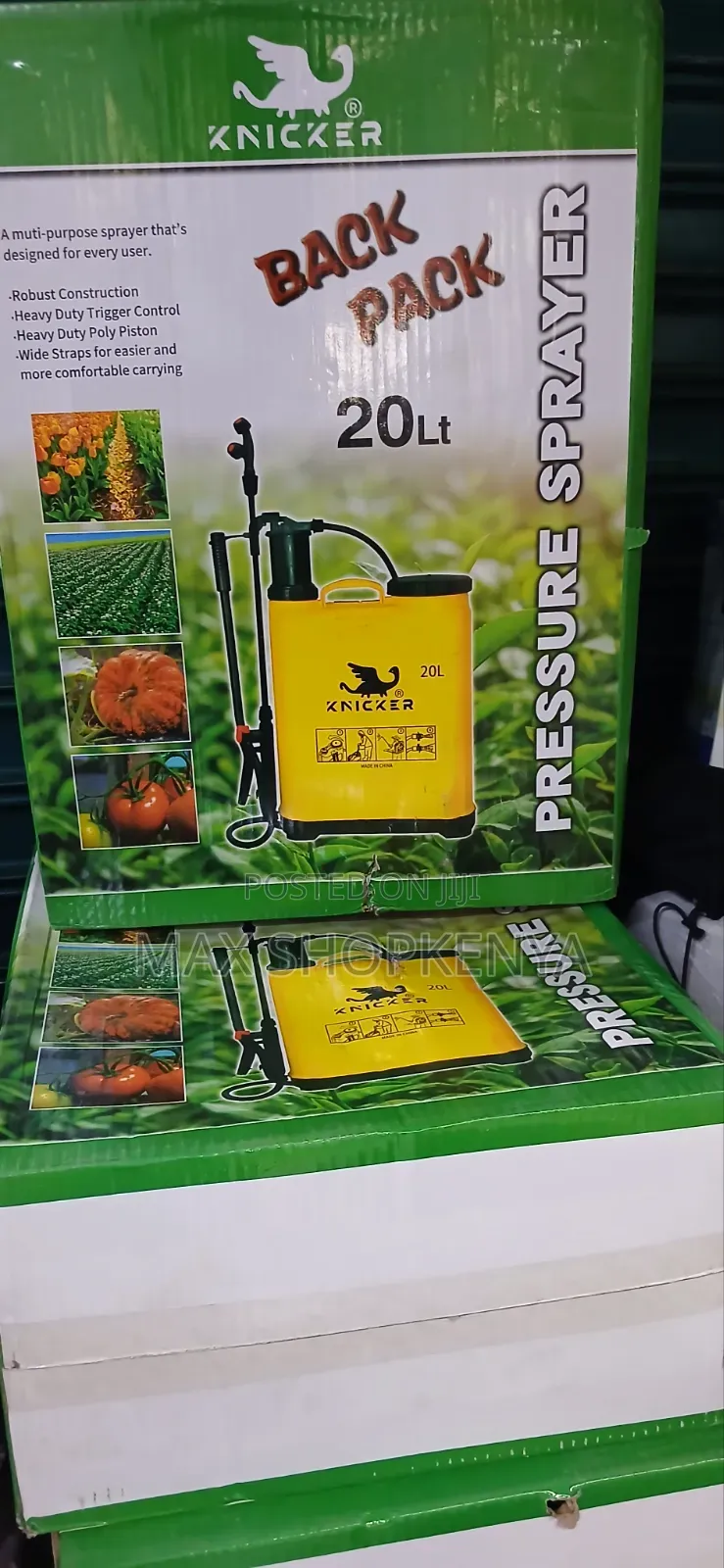 20L Backpack Knapsack Sprayer for Crop Plant Care