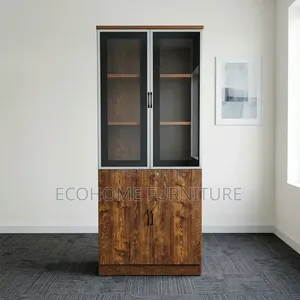 Office Cabinet – Wooden Filing Cabinet With Glass Doors