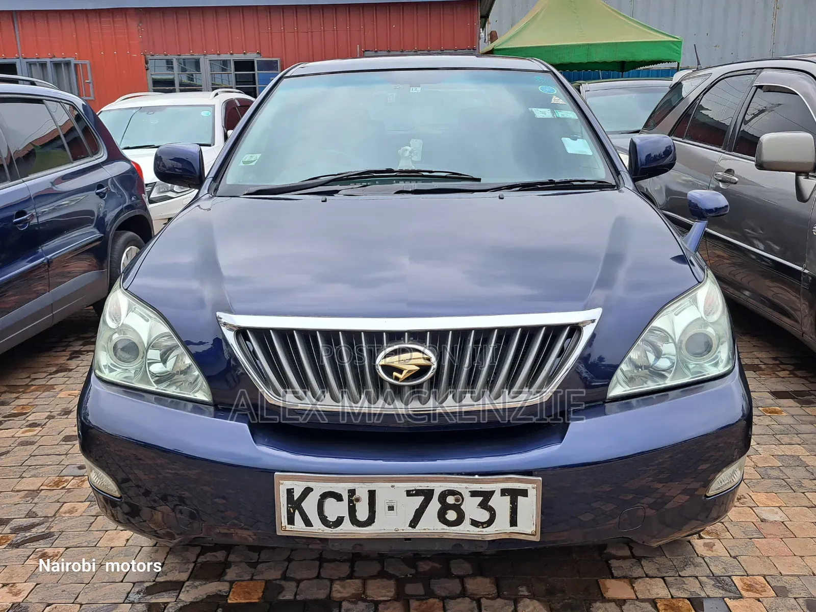 Toyota Harrier 2012 Blue