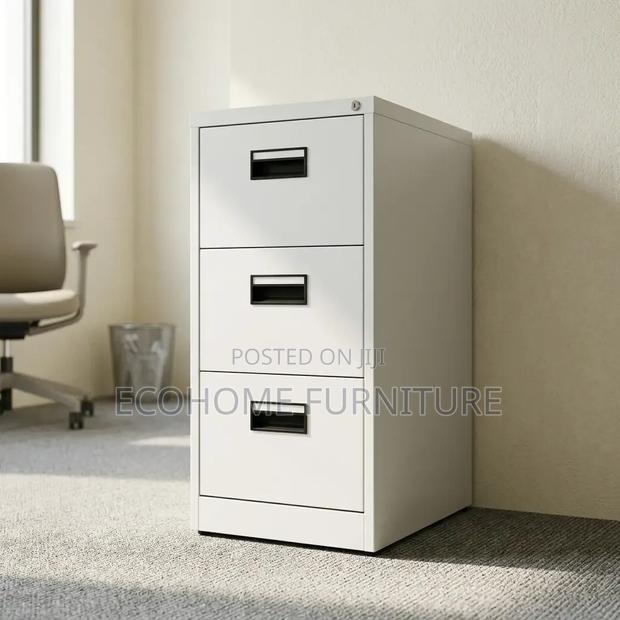 Filing Cabinet – 3 Drawer Lockable Office File Cabinet