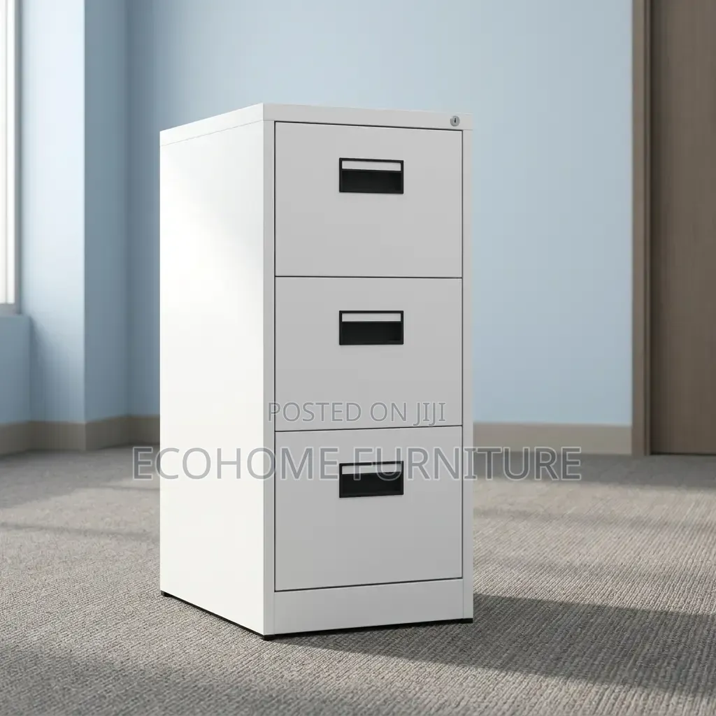 Filing Cabinet – 3 Drawer Lockable Office File Cabinet